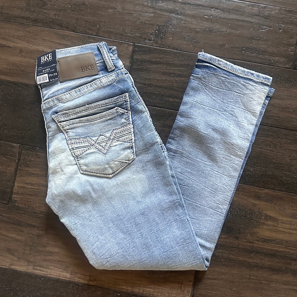 BKE ALEC Straight Leg Jeans from The Buckle Sz 26x28 NWT